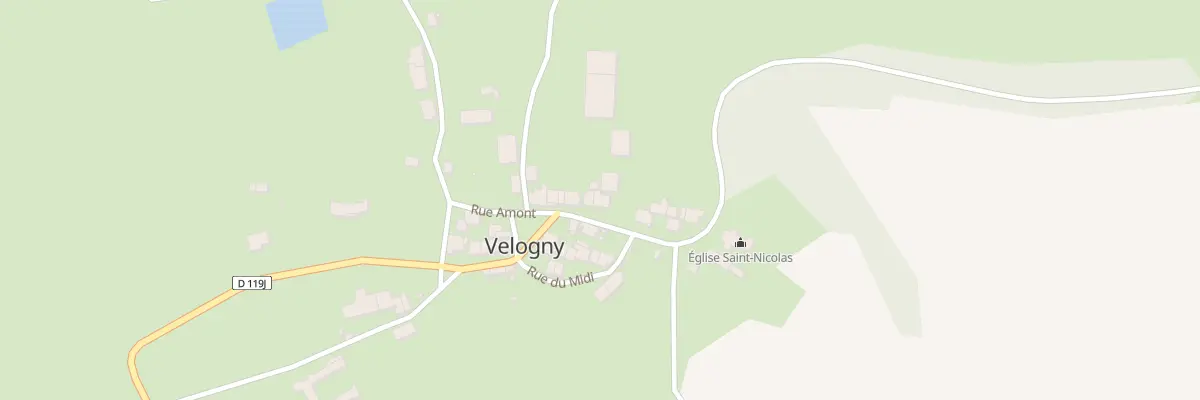 Plan du 5016 Le Village à Velogny