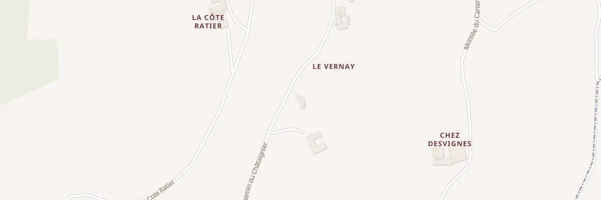 Plan du 5100 Le Vernay à Châtelus
