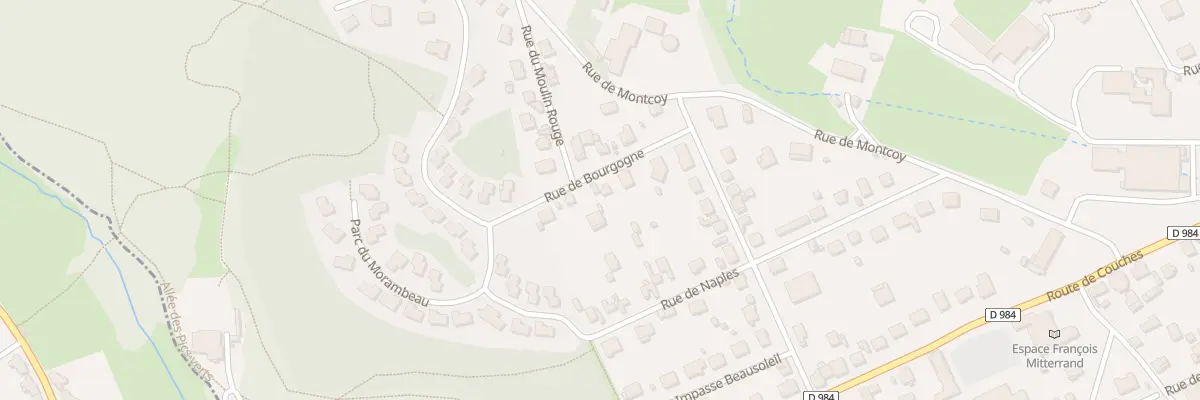 Plan du 5 Rue de Bourgogne au Breuil