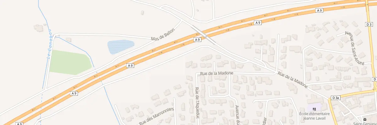 Plan du 17 Rue de la Madone à Saint-Gervasy