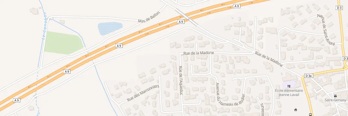 Plan du 6 Rue de l’Aqueduc à Saint-Gervasy
