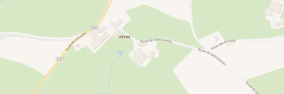 Plan du 154 Rte de Saint Quentin au Rousset-Marizy