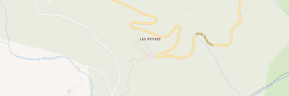 Plan du 5062 Les Peyses à Issamoulenc