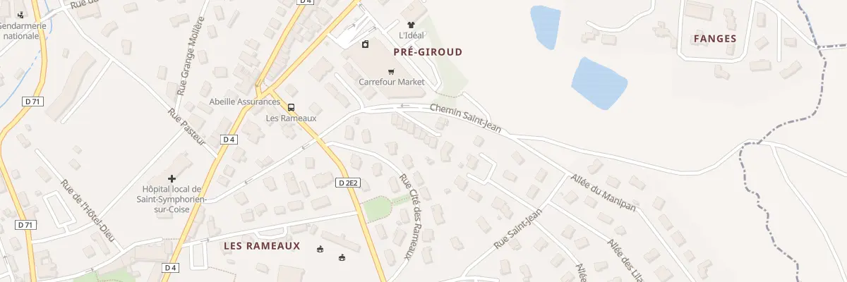 Plan du 302 Che St Jean à Saint-Symphorien-sur-Coise