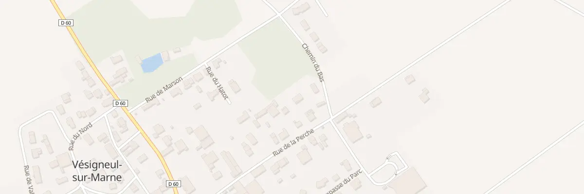 Plan du 1B Chem du Bas à Vésigneul-sur-Marne