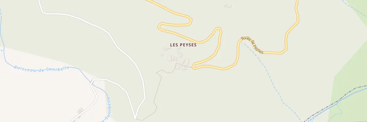 Plan du 5063 Les Peyses à Issamoulenc