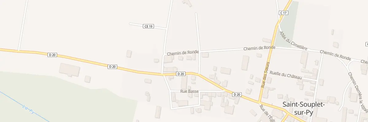 Plan du 12 Rue de la Davas à Saint-Souplet-sur-Py