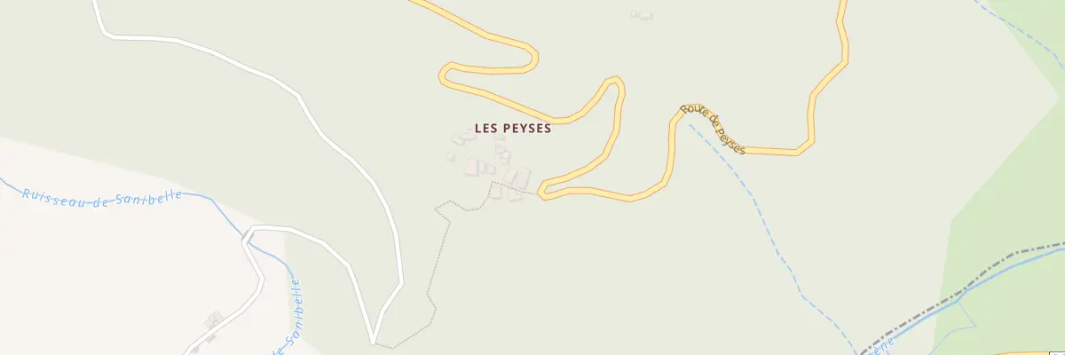 Plan du 5061 Les Peyses à Issamoulenc