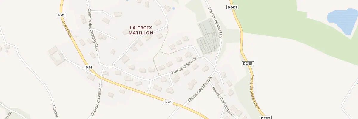 Plan du 5591 Lot La Croix Matillon à Montrottier