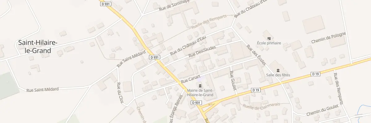 Plan du 4 Rue Desclaudes à Saint-Hilaire-le-Grand