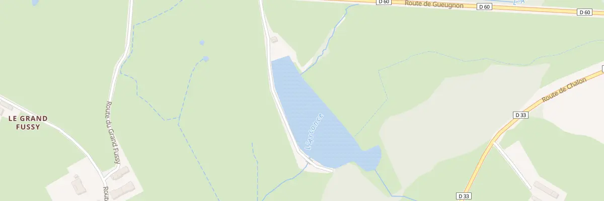 Plan du 930 Rte de Gueugnon au Rousset-Marizy