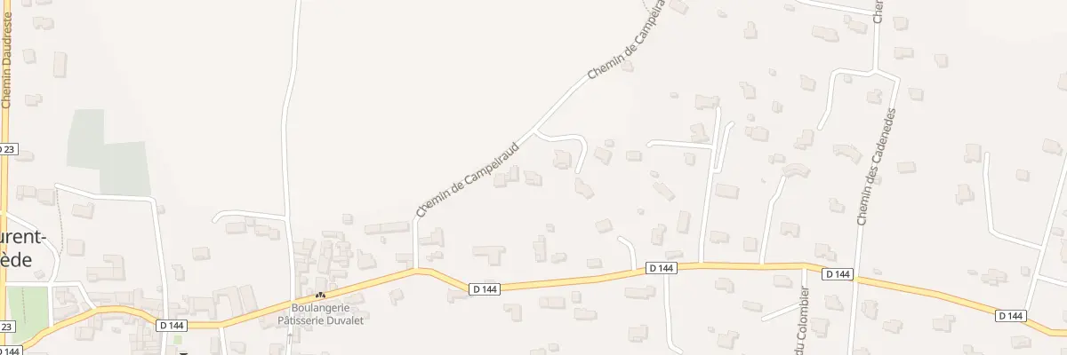 Plan du 5015 Campeiraud à Saint-Laurent-la-Vernède