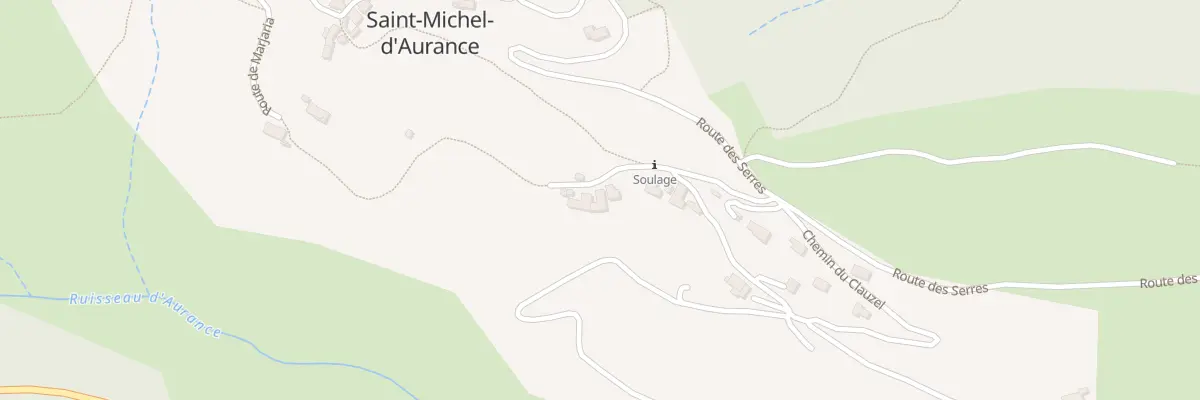 Plan du 5052 Le Soulage à Saint-Michel-d’Aurance