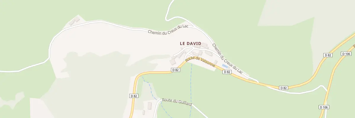 Plan du 5009 Le David à Dième
