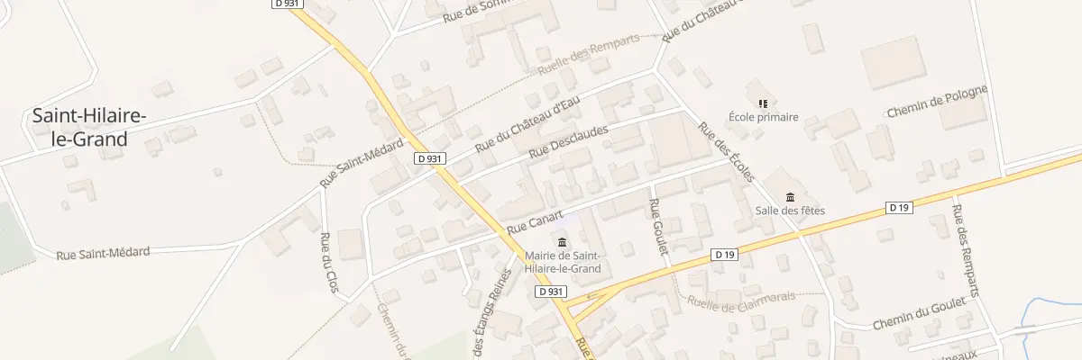 Plan du 1 Rue Canart à Saint-Hilaire-le-Grand