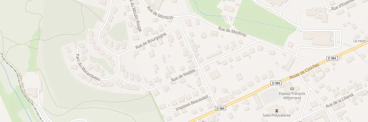 Plan du 13 Rue Beausoleil au Breuil