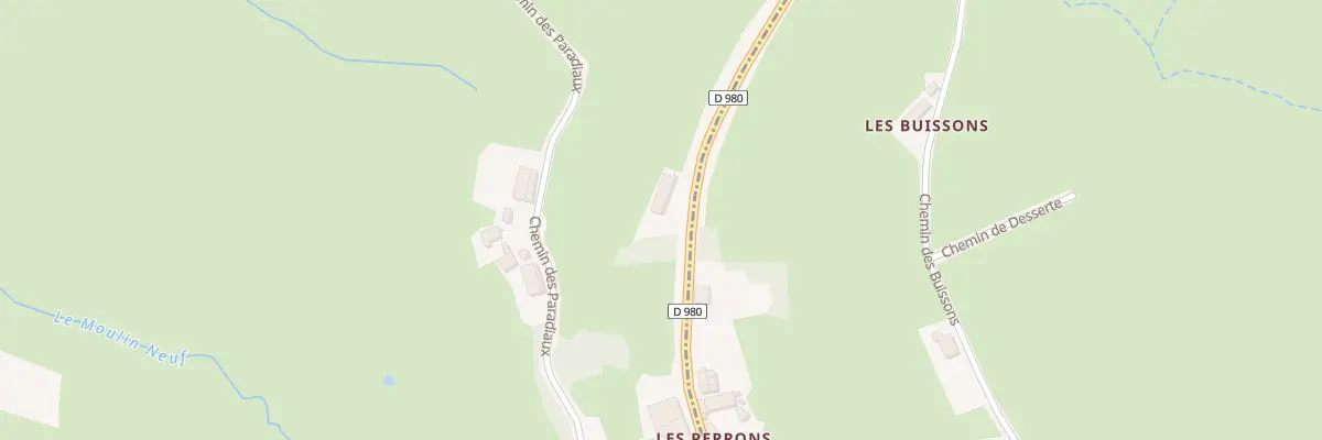 Plan du 5215 Les Perrons à Gourdon