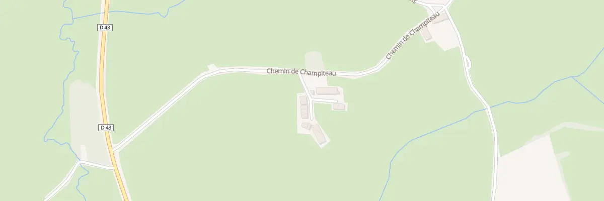 Plan du 33 Che de Champiteau à Saint-Firmin