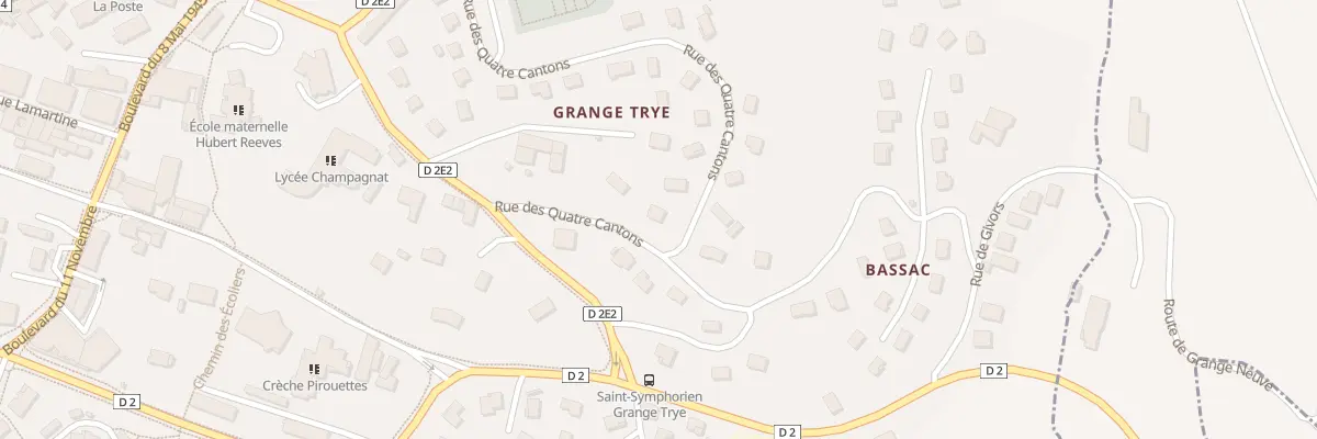 Plan du 28 Rue des Quatre Cantons à Saint-Symphorien-sur-Coise