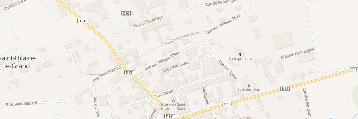 Plan du 8 Rue du Château d’Eau à Saint-Hilaire-le-Grand
