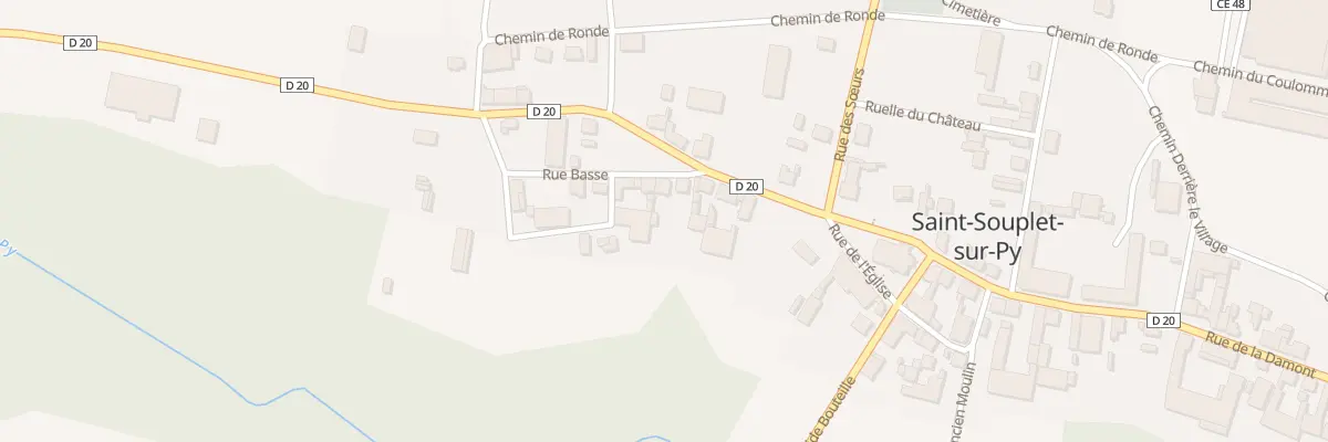 Plan du 3 Rue Basse à Saint-Souplet-sur-Py