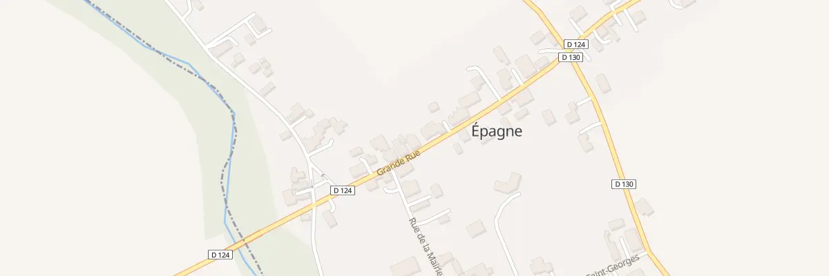Plan du 9 Grande Rue à Épagne
