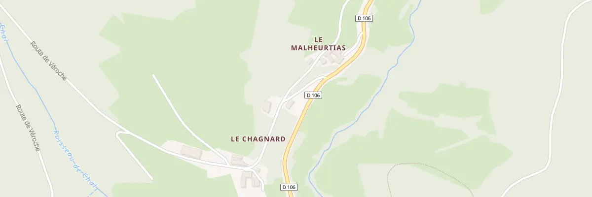 Plan du 5032 Le Chagnard à Dième