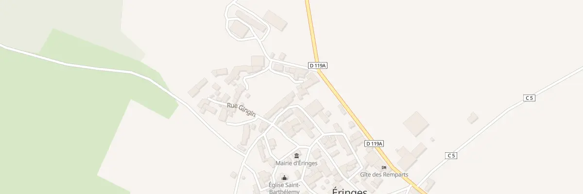 Plan du 3 Rue de la Liberté à Éringes