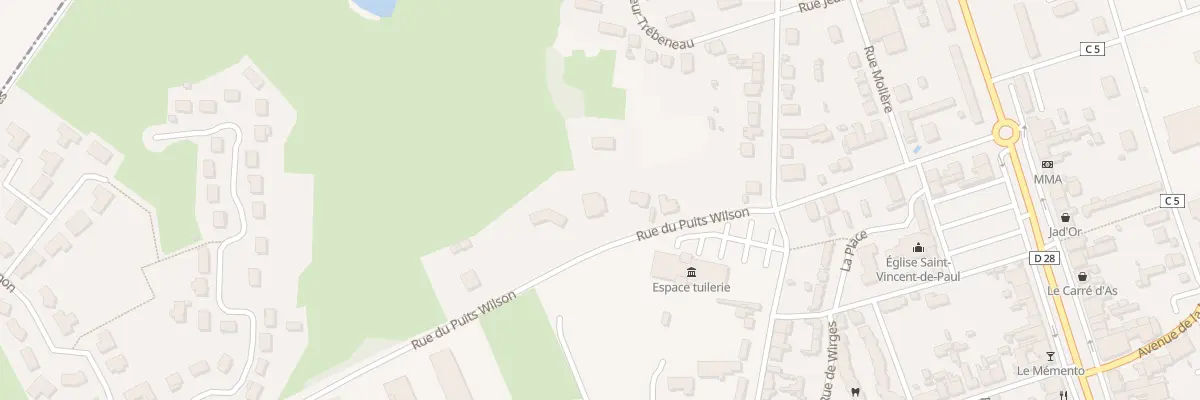 Plan du 45 Rue du Puits Wilson à Montchanin