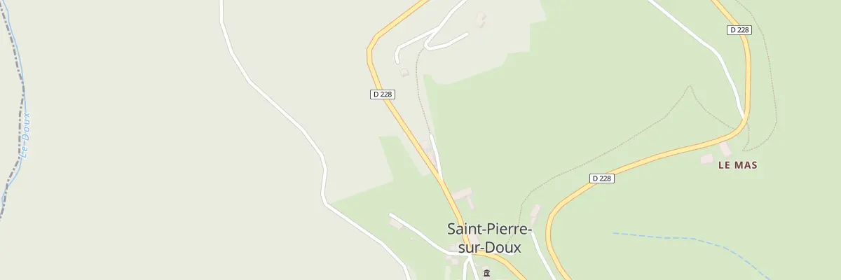 Plan du 5021 Le Village à Saint-Pierre-sur-Doux
