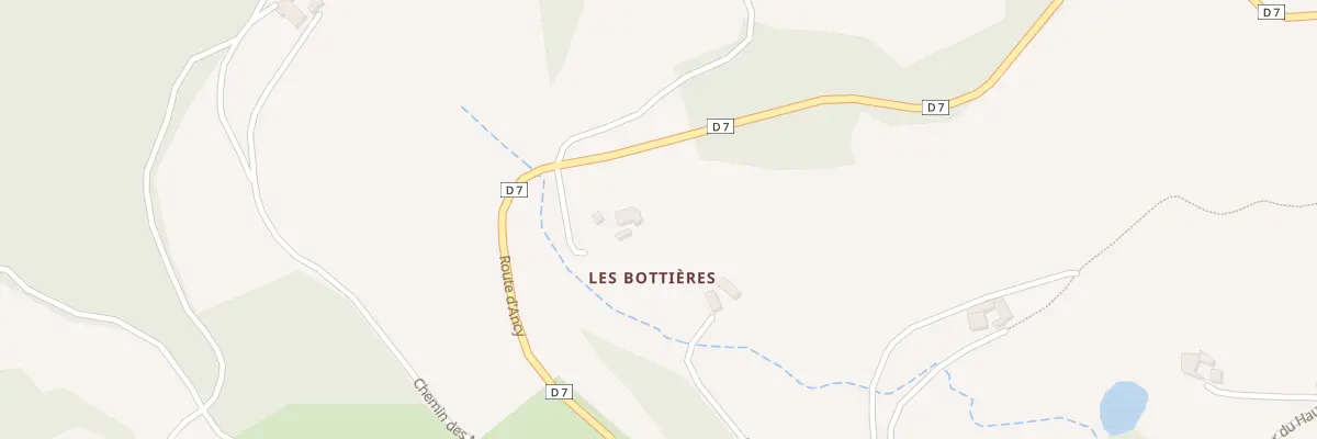Plan du 5252 Les Bottieres à Montrottier