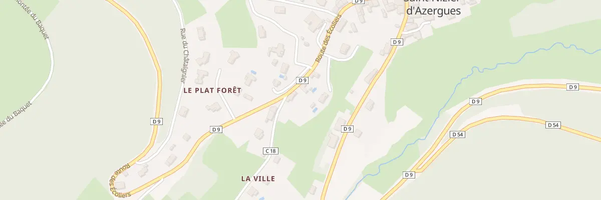Plan du 13 Che de la Ville à Saint-Nizier-d’Azergues