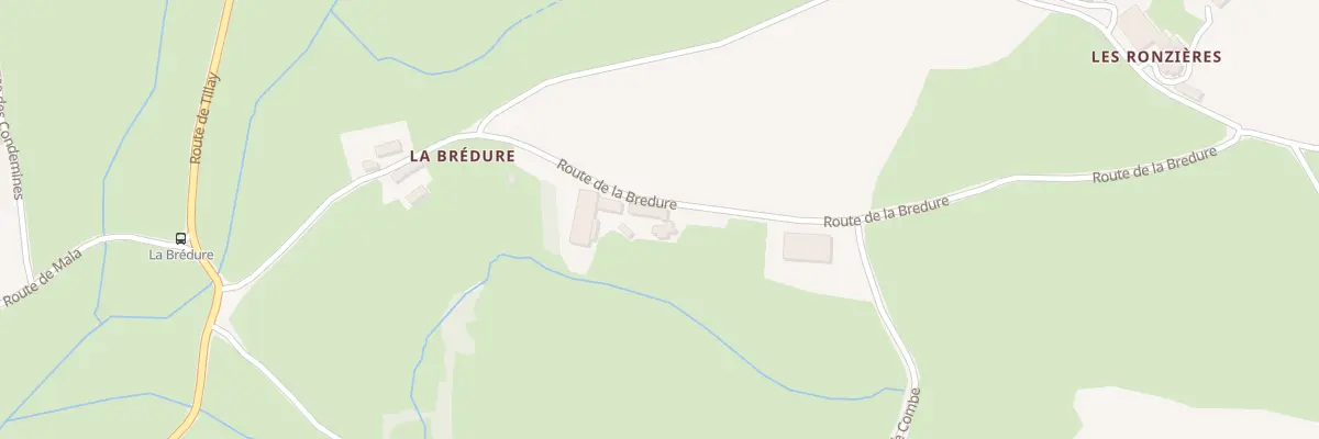 Plan du 5059 La Bredure à Suin
