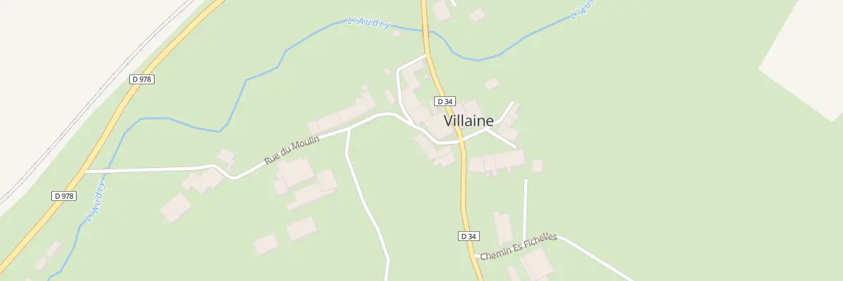 Plan du 3 Rue du Lavoir à Vaux-Villaine
