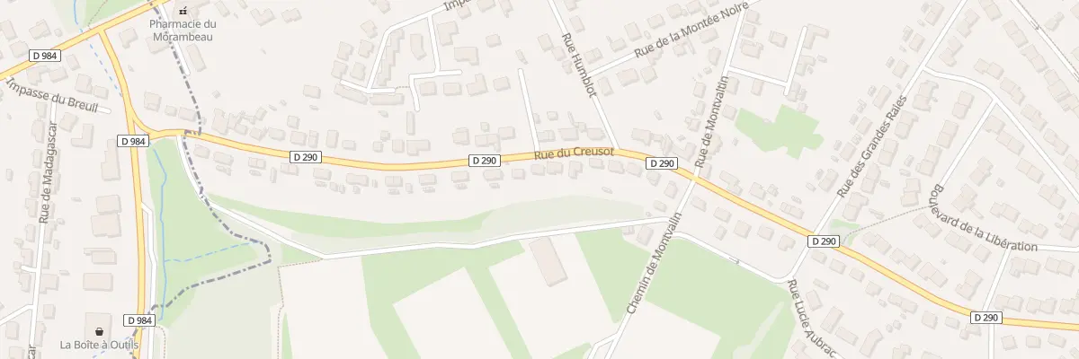 Plan du 22 Rue du Creusot au Breuil