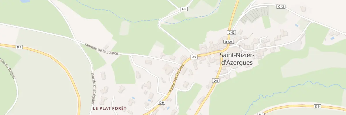 Plan du 22 Mte de la Source à Saint-Nizier-d’Azergues