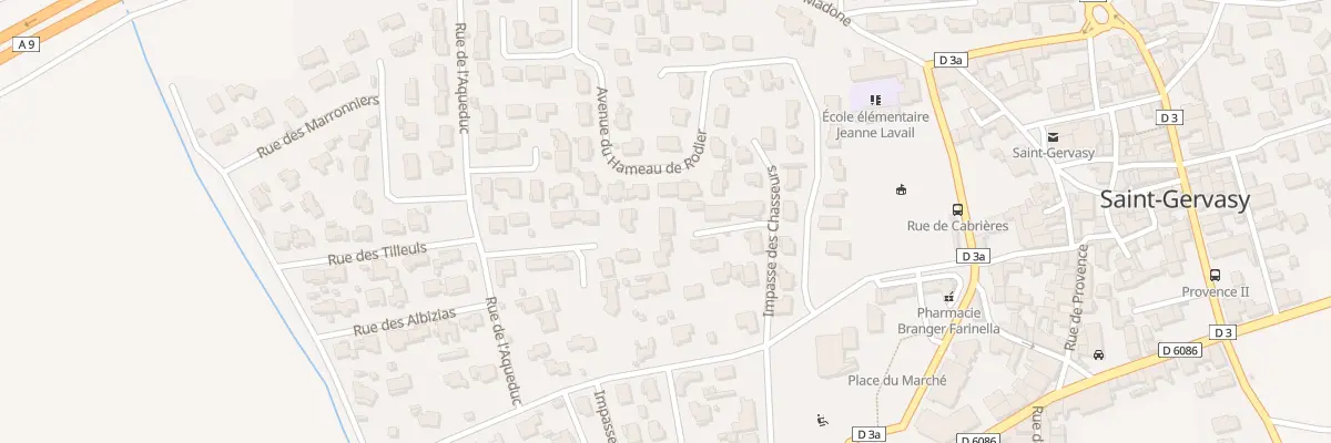 Plan du 11 Imp des Chasseurs à Saint-Gervasy