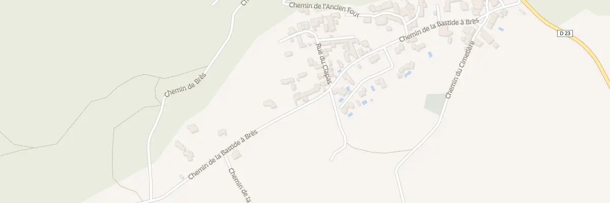 Plan du 5216 La Bastide à Goudargues