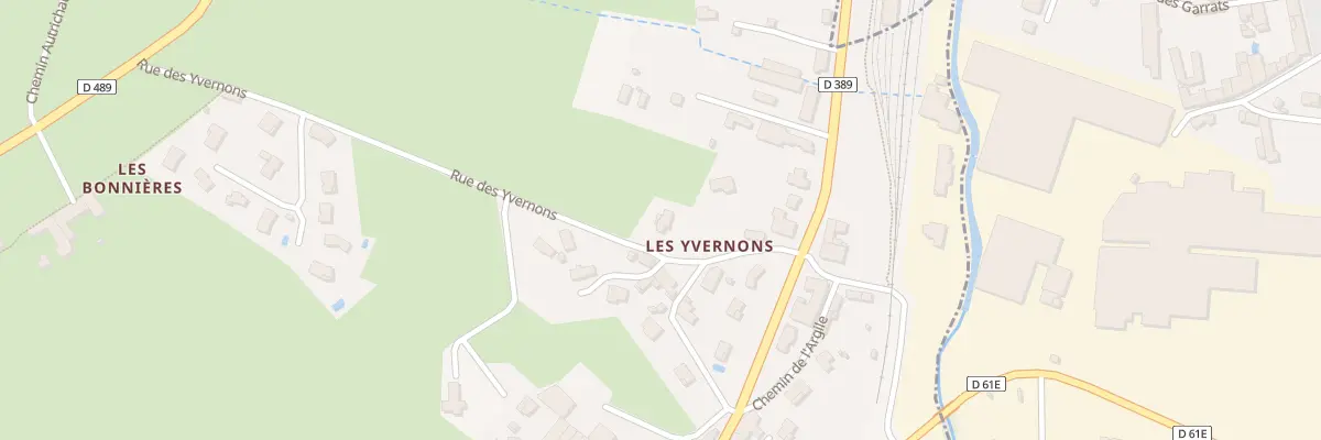Plan du 415 Rue des Yvernons à Souzy