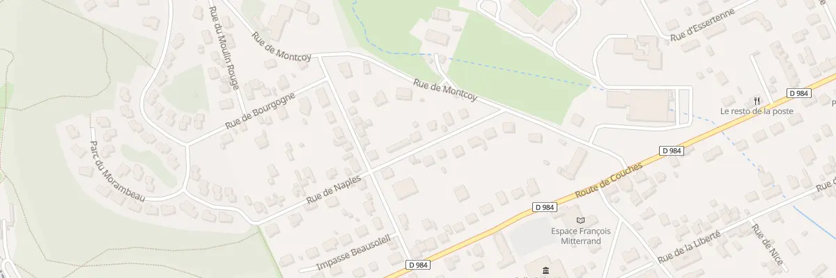 Plan du 8 Rue de Naples au Breuil