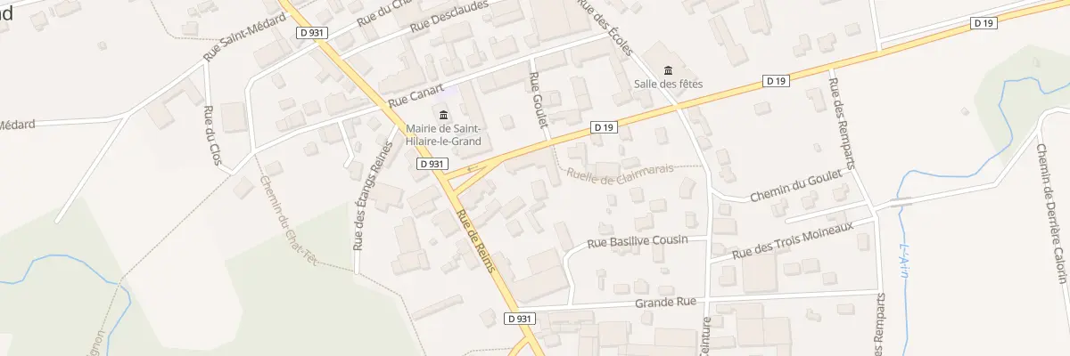 Plan du 4 Rue de Souain à Saint-Hilaire-le-Grand