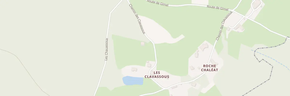 Plan du 9001 Les Clavassous à Saint-Régis-du-Coin