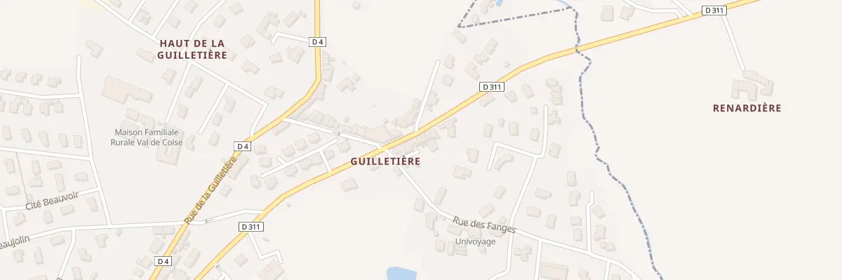 Plan du 36 Rte de St Martin à Saint-Symphorien-sur-Coise