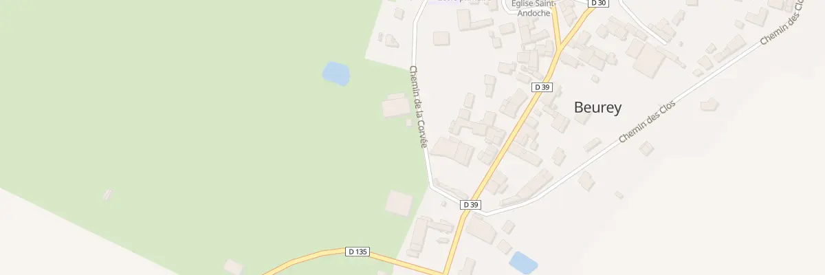 Plan du 5001F Che de la Corvée à Beurey