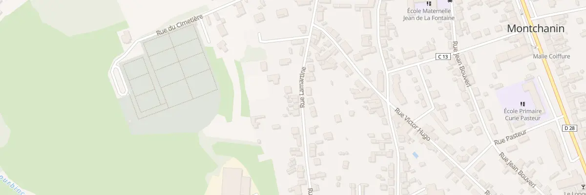 Plan du 26 Rue Lamartine à Montchanin