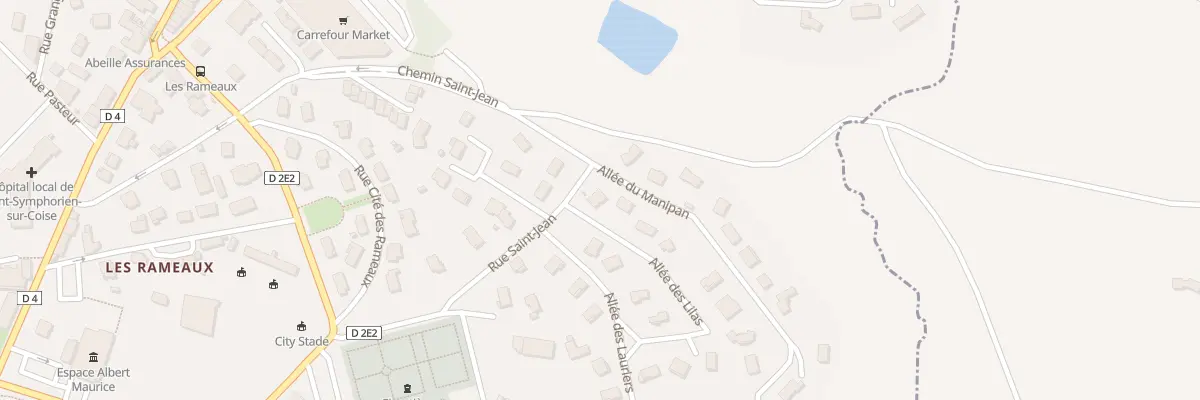 Plan du 32 All du Manipan à Saint-Symphorien-sur-Coise