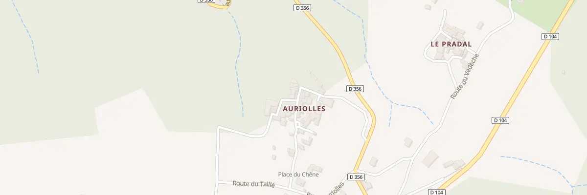 Plan du 5128 Auriolles à Saint-Étienne-de-Boulogne
