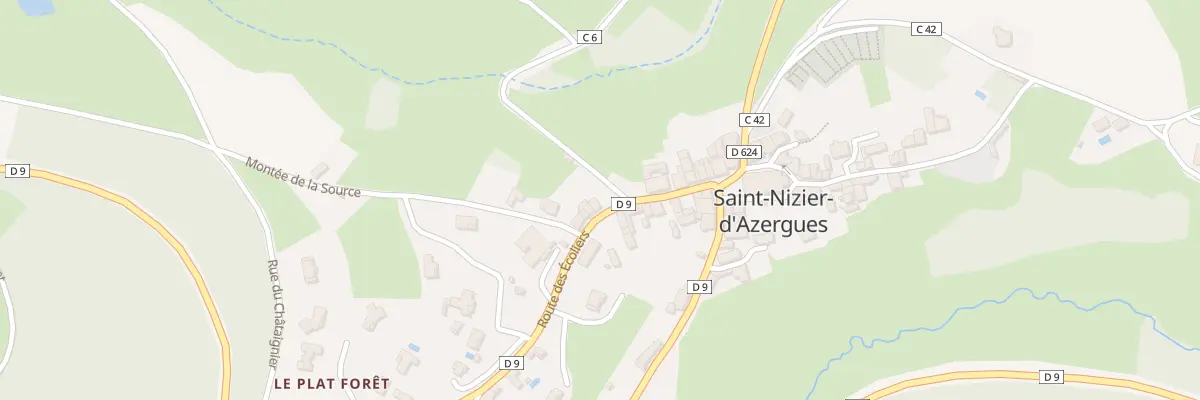 Plan du 98 Rte des Écoliers à Saint-Nizier-d’Azergues