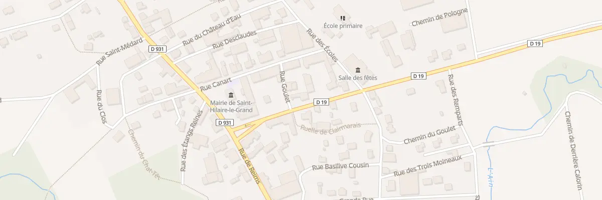 Plan du 3 Rue de Souain à Saint-Hilaire-le-Grand