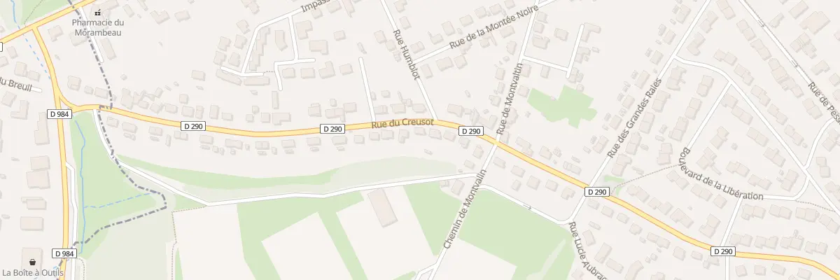 Plan du 28 Rue du Creusot au Breuil
